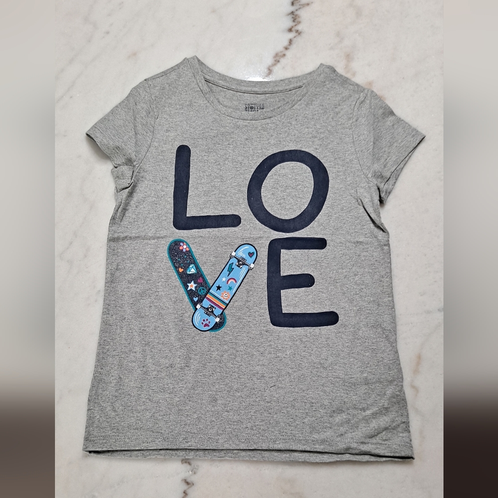 Final Price◇ Amazon Essentials Girls Short-Sleeve T-Shirt Tops 4 pack - Picture 4 of 7
